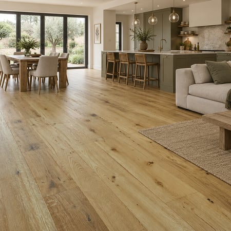 Heritage Engineered Natural Oak Click Brushed & Oiled 