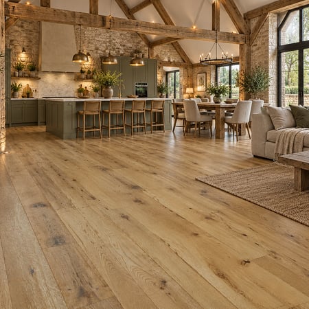 Heritage Engineered Natural Oak Click Brushed & Oiled 