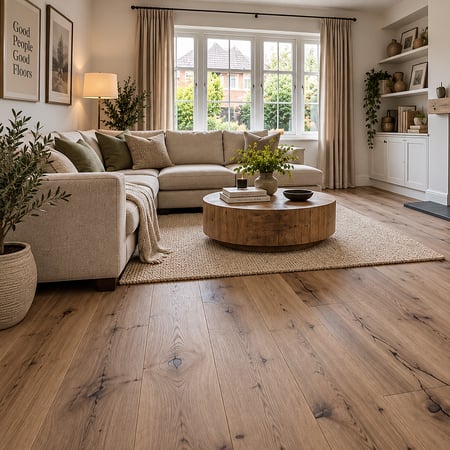 Heritage Engineered Natural Oak Click Brushed & Oiled 