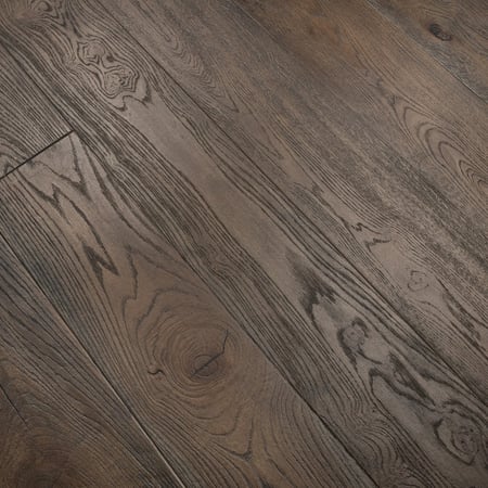 Engineered Antique Distressed Black Oiled