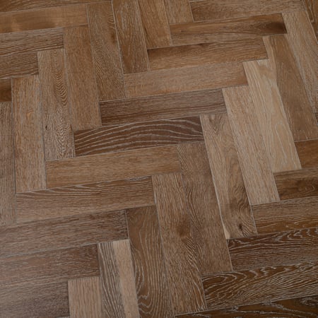 Engineered Parquet Smoked White Brushed & Oiled