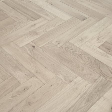 Engineered Herringbone Unfinished Oak Wood Flooring