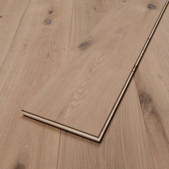 Engineered Natural Unfinished Oak Flooring