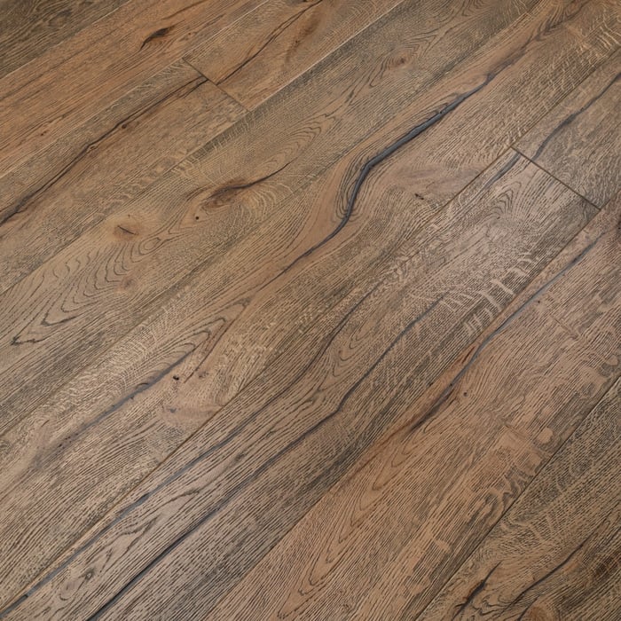 Engineered Antique Distressed Dark Brown
