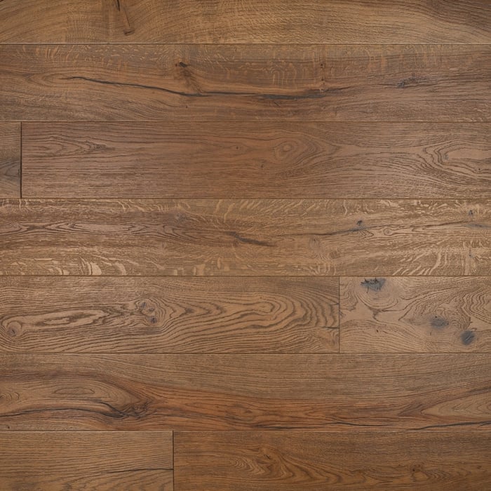Engineered Antique Light Brown Distressed Oiled