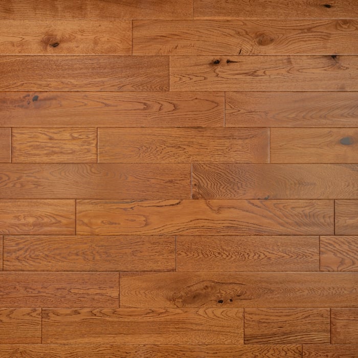 Engineered Golden Handscraped Lacquered