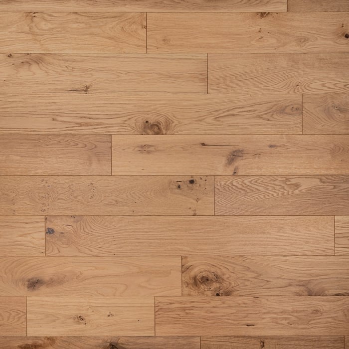 Engineered oak Natural Brushed Lacquered