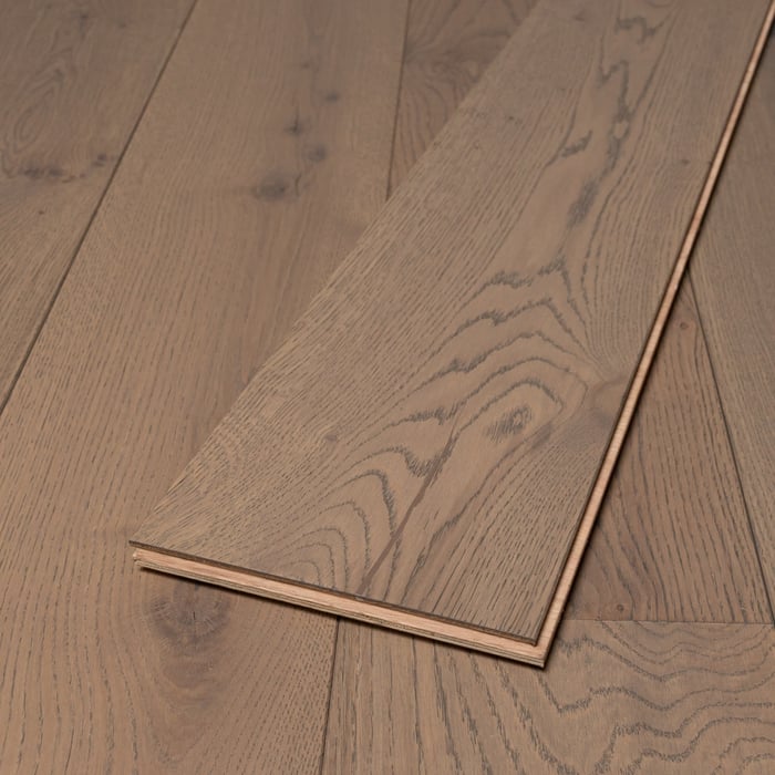 Engineered Oak Dove Grey Matt Lacquered