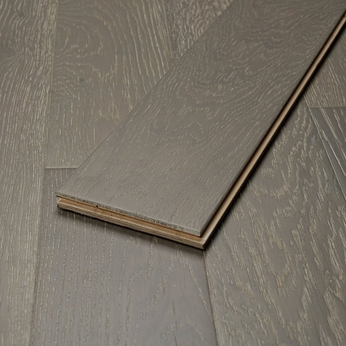 Engineered Plantation Grey Oak Brushed Matt Lacquered