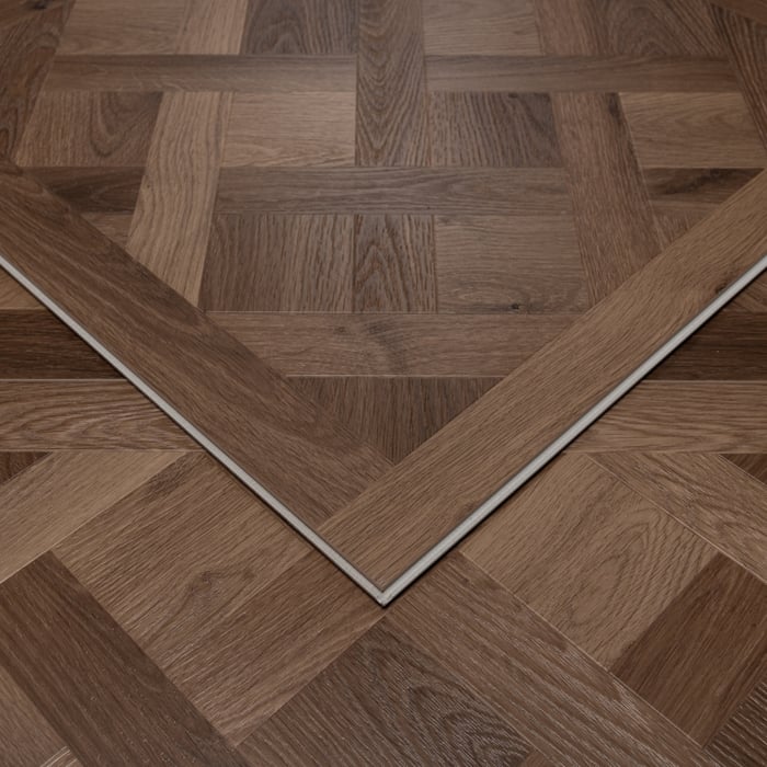 Luxury Vinyl Tiles Caramel Brown Versaille Panels