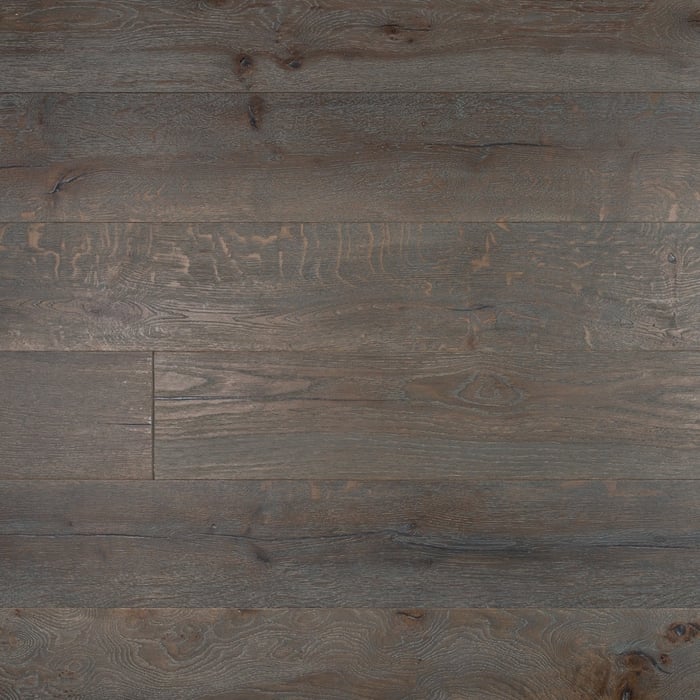 Engineered Smoked Grey Distressed Hard Waxed Oiled Oak
