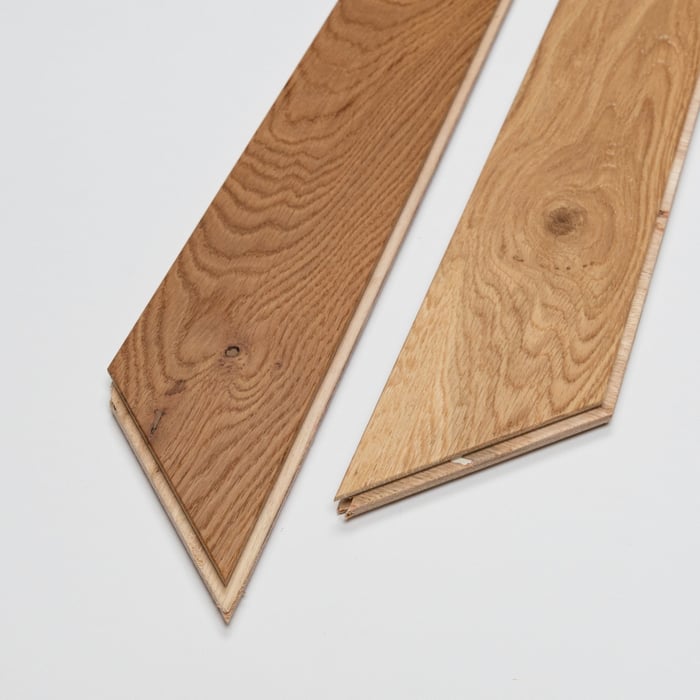Chevron Engineered Brushed Matt Lacquered