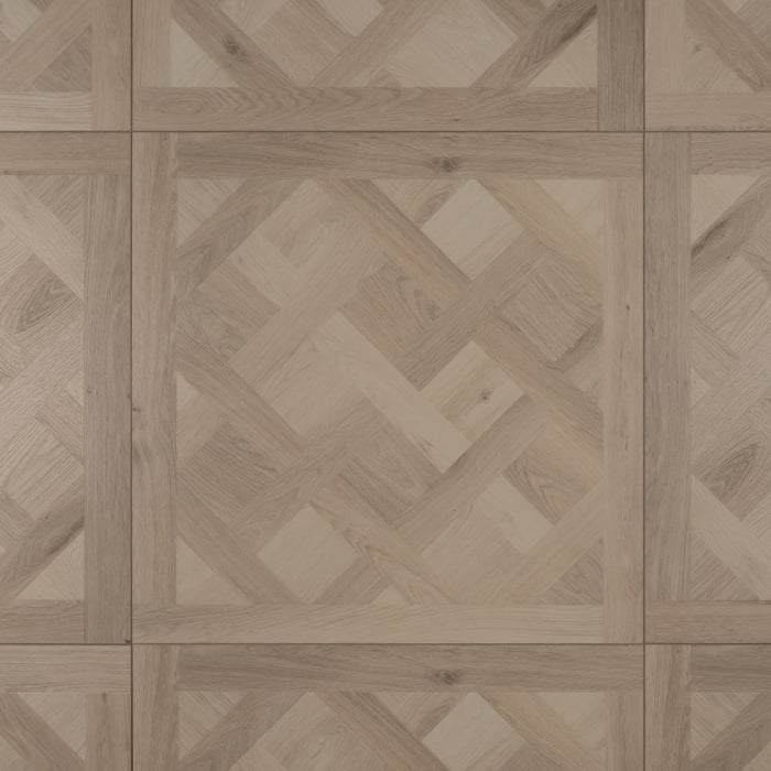 Luxury Vinyl Tiles  Glacier White Versaille Panels