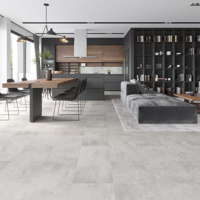 Luxury Vinyl Tiles Tile Travertine Stone-Textured Tile