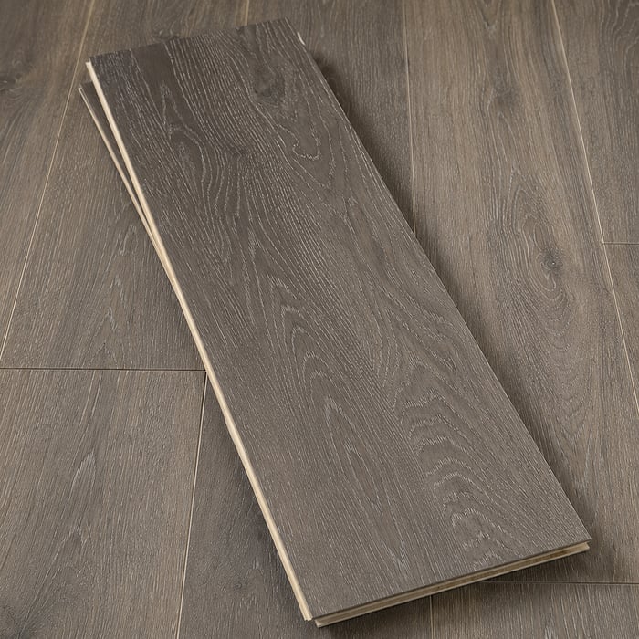 Engineered Smoked Grey Brushed Matt Lacquered