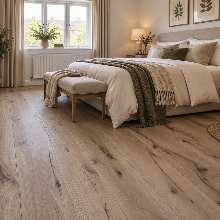 Heritage Engineered Natural Oak Click Brushed & Oiled 