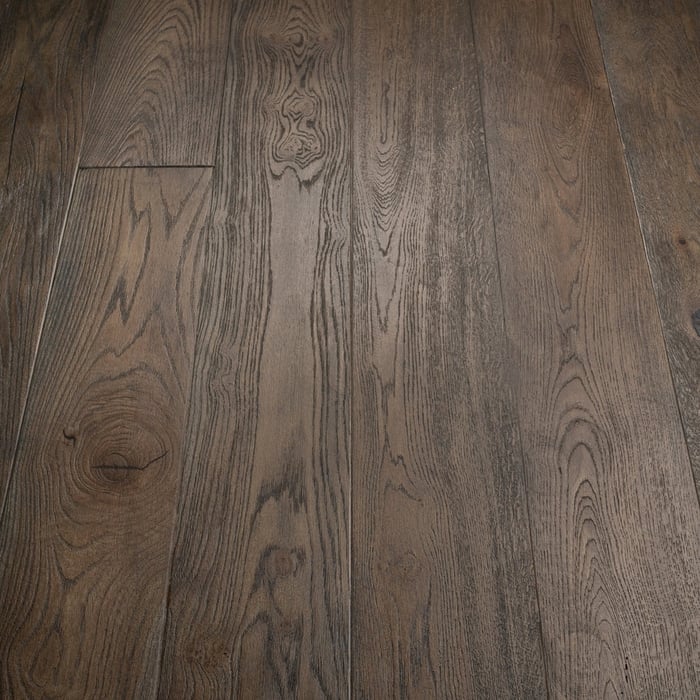 Engineered Antique Distressed Black Oiled