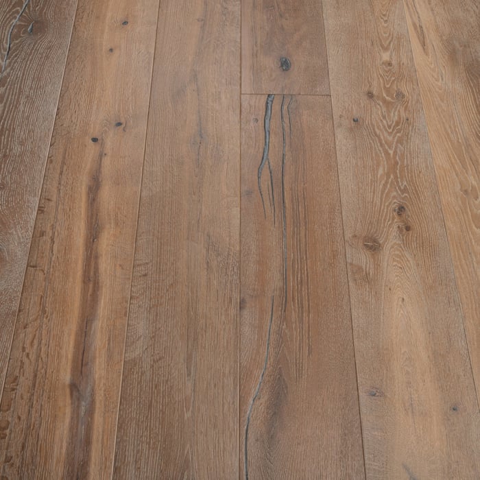 Engineered Antique Smoked White Distressed
