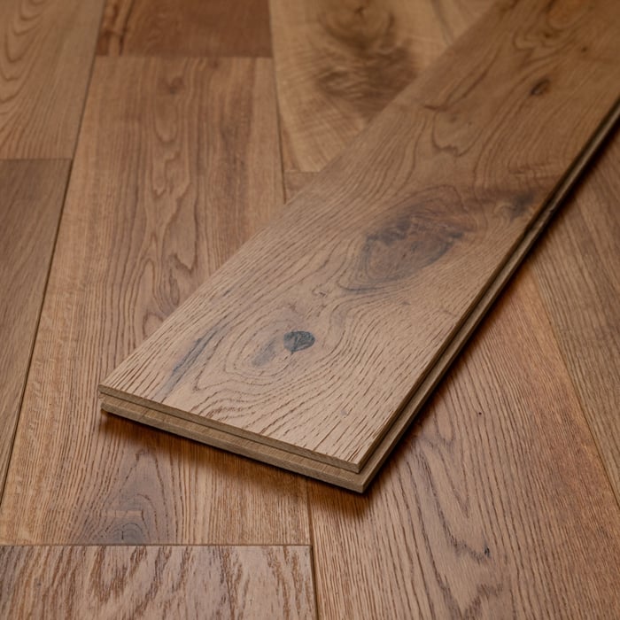 Solid Oak UV Brushed & Oiled